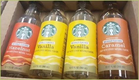 starbucks syrup flavors